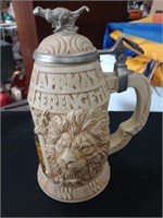 African Serengeti beer stein