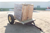 56"x10FT Homemade Trailer, Pin Style, 20" Tires