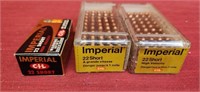 Imperial 22 Short Cartridges, Qty 150