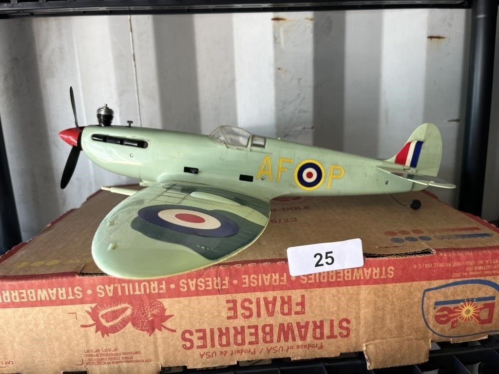 Cox Thimble Drome Spitfire Toy Plane