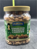 Planters unsalted premium cashews 1lb 10oz