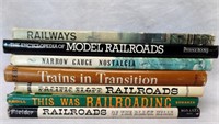 7 vtg Railroading & Model Railroad Books