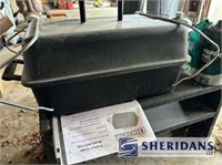 CHAR-BROIL PROPANE GRILL W/(2) SMALL PROPANE CONTA