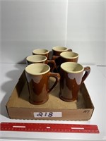 (6) Hot Chocolate Mugs