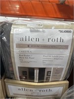 ALLEN + ROTH ROOM DARKENING CURTAINS RETAIL $60