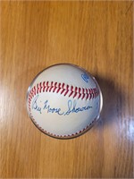 Moose Skowron Autographed Baseball Yankee Great