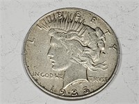 1935 Silver Peace Dollar Coin See Mint Mark