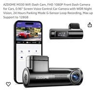 AZDOME M330 WiFi Dash Cam, FHD 1080P Front