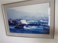 beautiful seaside framed print