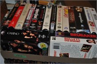 flat of vhs tapes