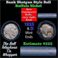 Buffalo Nickel Shotgun Roll in Old Bank Style 'Bel