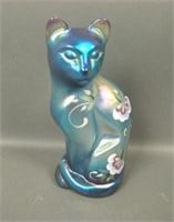 Fenton Favrene Decorated Cat Figurine