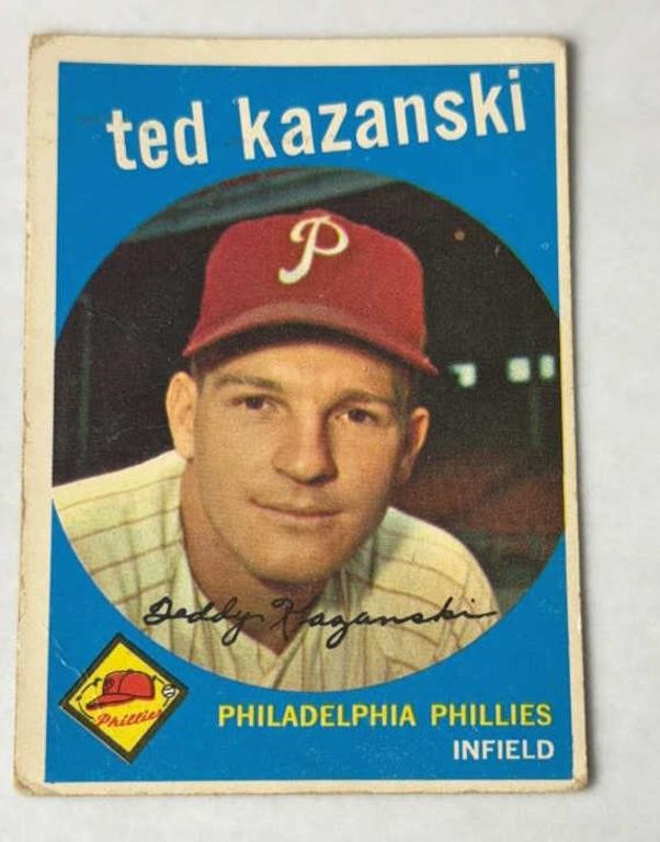 1959 Topps Baseball #99 Ted Kazanski