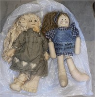 Vintage rag dolls