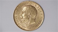 1911 English Gold Sovereign (George V)