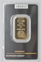 Argor-Heraeus 10 Gram Gold on Card