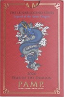 PAMP 2024 5 Gram on Card Year of the Dragon