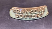Vintage Frankoma Pottery Display Sign 7 in Long