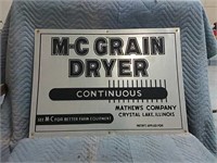 20"x28" M-C Grain Dryer sign