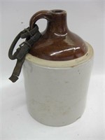 13.5" Tall Vtg Stoneware Whiskey Jug