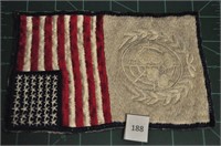 US & United Nations Flag Korean War Military Patch