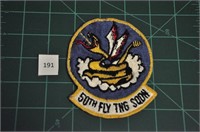 50th Fly Tng Sqdn 1980s Military Patch