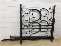 Full Size Ornate Metal Poster Bed
