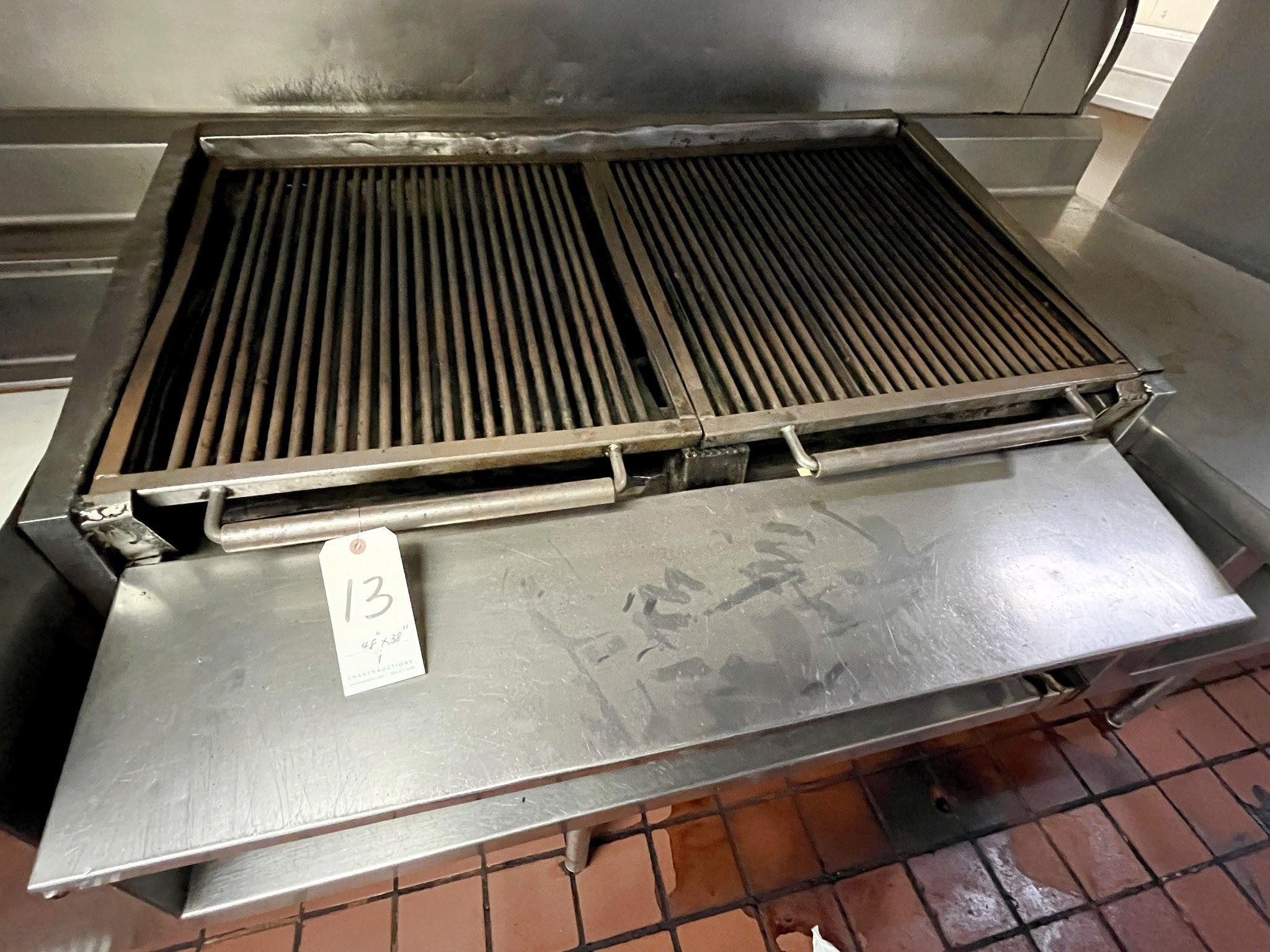 S/S 48"X38" COUNTERTOP RADIANT CHARBROILER