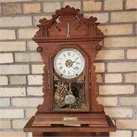 Vintage Seth Thomas Wood Mantel Clock