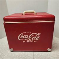 Vintage Coca Cola Cooler, Vinyl/Plastic,