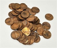 50 Off-Center Lincoln Cents (One Blank Planchet)
