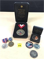 Army Medal & Challenge Coin Lot