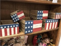 Patriotic Painted Boxes