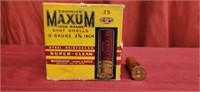 Maxium 6 shotb12 ga. 2 3/4 in shot gun shells,