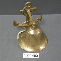 Brass Cast Metal Anchor Bell