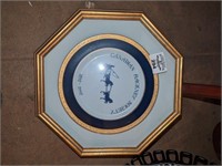 CDN hackney Society framed collector plate