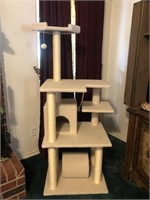 Cat Play Tower is 5ft 2in tall