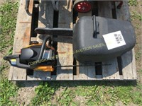 (2) POULAN CHAINSAW - 1 WITH CASE