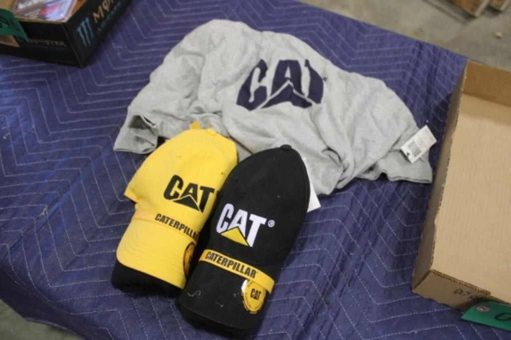 3 CAT T Shirts & 2 Hats
