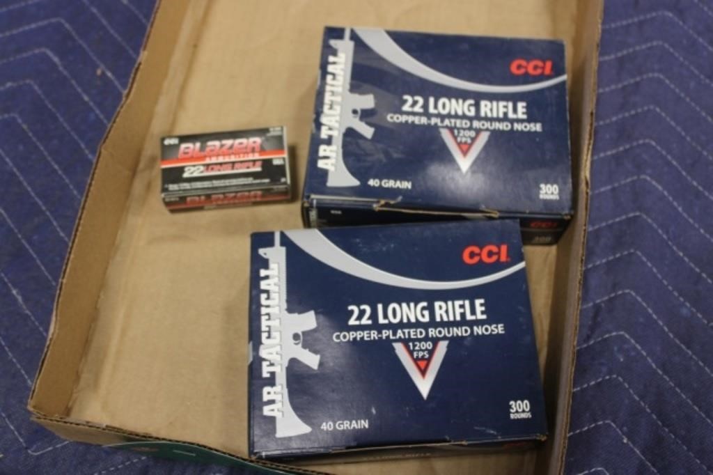 650 Rds CCI .22 LR Ammo