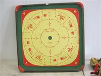 Munro Games Crokinole/Checkers Board Game