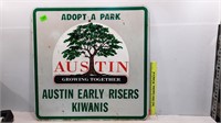 Kiwanis Retired Aluminum Sign