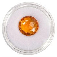 4.5 CT Natural Citrine - rare Double sided facete