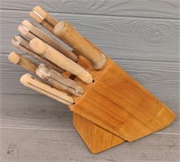 Knife Block W/ Knives