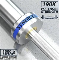 Synergee Essential 45lb Chrome Olympic Barbell