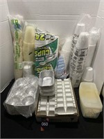 Styrofoam Cups, Muffin Tins, Ice Cube Trays