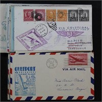 US Stamps 60+ Covers, mostly 1930s, First Flights