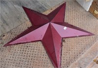 Red Metal Decorative Star 36"x36" *ST