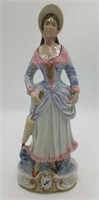 Porcellane D'Arte Capodimonte Woman Figurine HB4B3