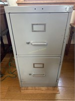 Two Drawer Filing Cabinet 26 x 15 x 28 inches
